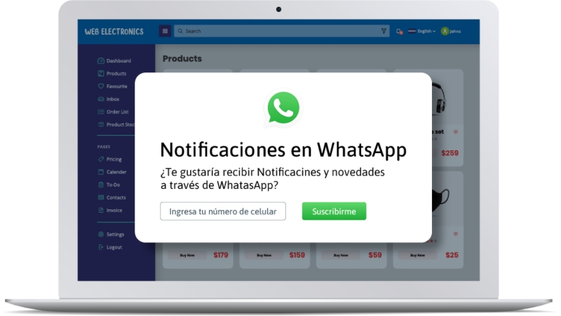 opt-in en whatsapp notificacion